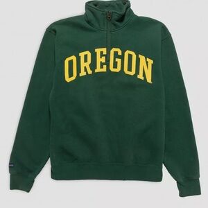 Urban Outfitters Green Oregon Pullover Sweatshirt